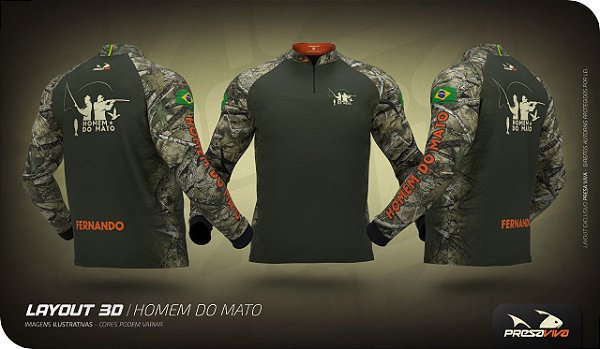 Camisa HOMEM DO MATO - HUNTER GREEN