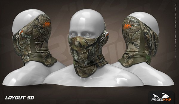 Balaclava Homem do Mato Camo - Presa Viva