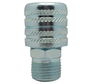 Engate rápido p/ Ar 1/4" x 1/2" Macho - Conelub