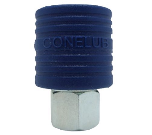 ENGATE RAPIDO P/ AR 1/4 X 1/4 FEMEA (CAPA NYLON AZUL)