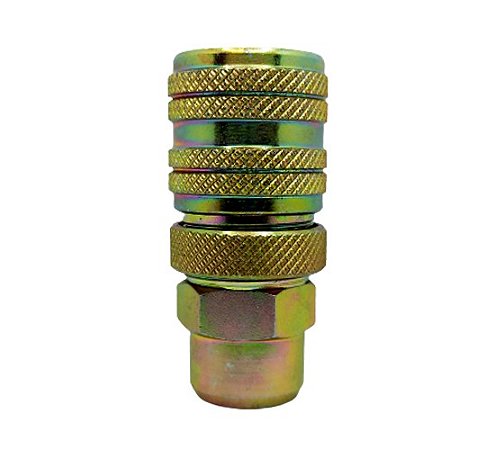 ENGATE RAPIDO PNEUMATICO 1/2 X M-16 FEMEA C/ TRAVA