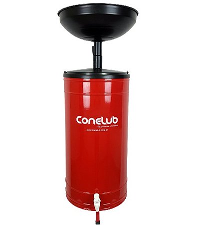 COLETOR DE ÓLEO 50L C/ CARRINHO - Conelub