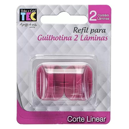 REFIL PARA GUILHOTINA 2 LÂMINAS 31 CM CORTE LINEAR - Toke e Crie