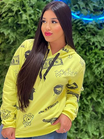 spongebob cropped moletom com capuz