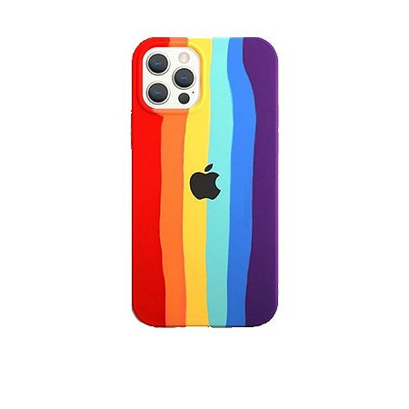 Capa Para Iphone 12 Pro Max Em Silicone Premium - Arco Íris - Eletrônicos e  Acessórios para Smartphone