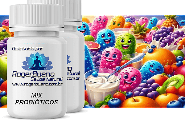 MIX PROBIÓTICOS - equilibram a flora intestinal, fortalecem a imunidade e melhoram a digestão