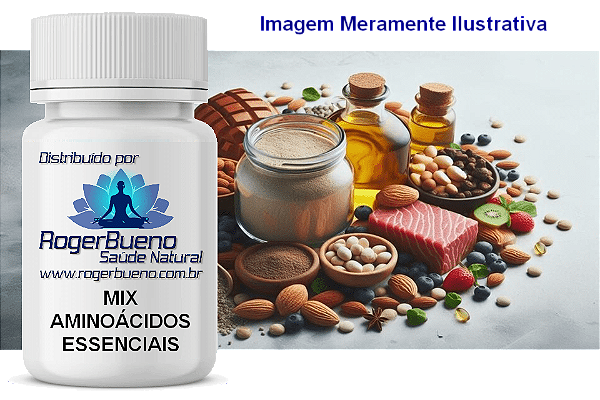 MIX AMINOÁCIDOS ESSENCIAIS - blocos fundamentais para reparar músculos, aumentar a força e manter seu corpo saudável