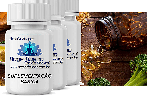 MIX SUPLEMENTAÇÃO BÁSICA - Magnésio Dimalato, Vitamina C, Vitamina D3, Vitamina K2