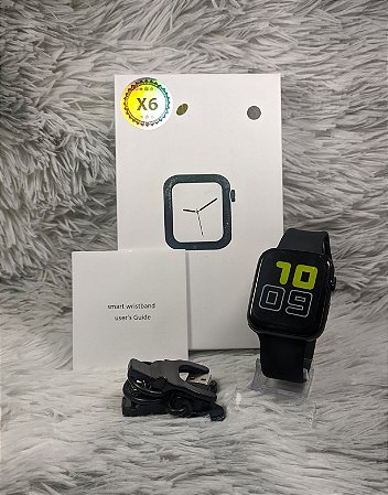 Smartwatch X6 Preto