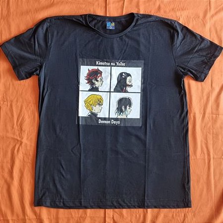 Camiseta Kimetsu no Yaiba Faces