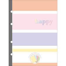 Refil Caderno Argolado Colegial happy Colorida 75g/m / Tilibra