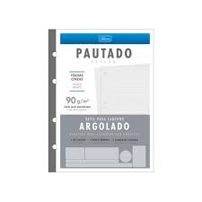 Refil Caderno Argolado Colegial Pautado 90g/m / Tilibra