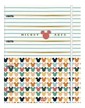 Caderno Argolado Universitário Mickey Arts - JANDAIA