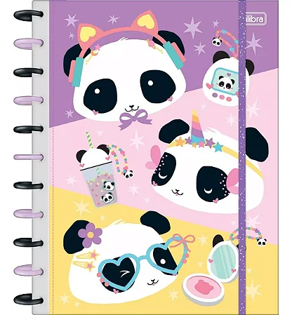 Caderno Tilidisco Universitário Connect 10 Matérias Lovely Friend - TILIBRA