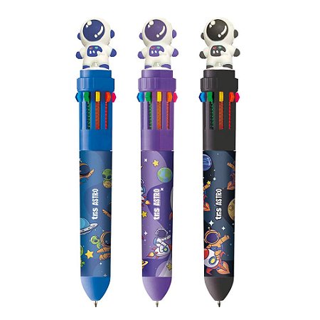 Caneta Astro 10 Cores - TRIS