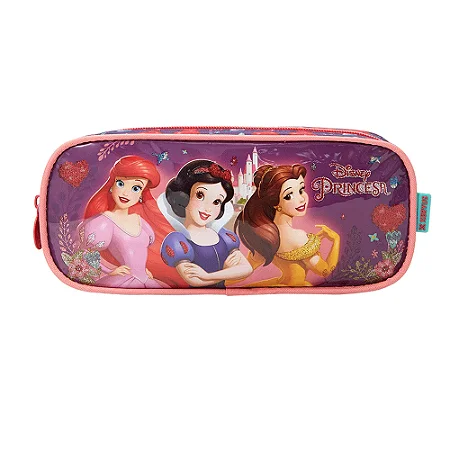 Estojo Simples Escolar Princesa Disney - XERYUS