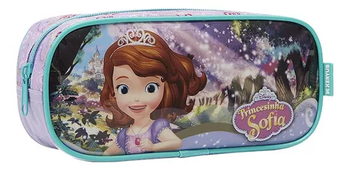 Estojo Princesa Sofia 1 Repartição - XERYUS