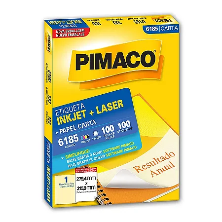 Etiqueta Branca 279,4mm x 215,9mm - PIMACO
