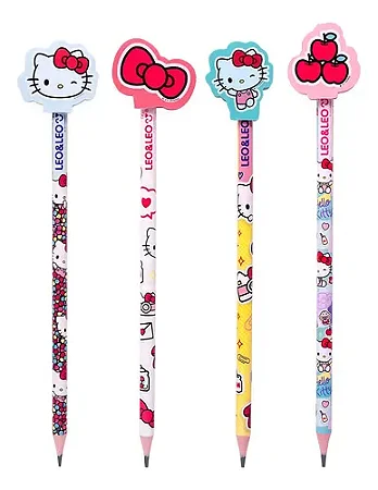 Lápis com Borracha Hello Kitty - LEO&LEO