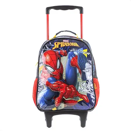 Mochila com Rodinhas Spider-Man - XERYUS