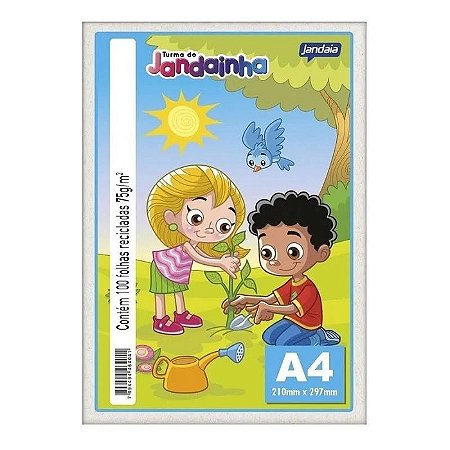 Papel Sulfite Reciclável 75g/m 100FLS - JANDAIA