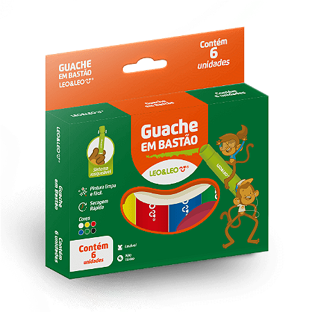 Tinta Guache em Bastão - LEO&LEO