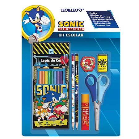Kit Escolar Sonic - LEO&LEO