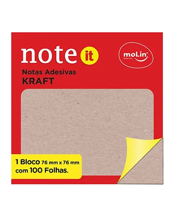Notas Adesivas Kraft - MOLIN