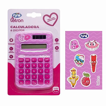 Calculadora 8 Dígitos Fini - LEONORA