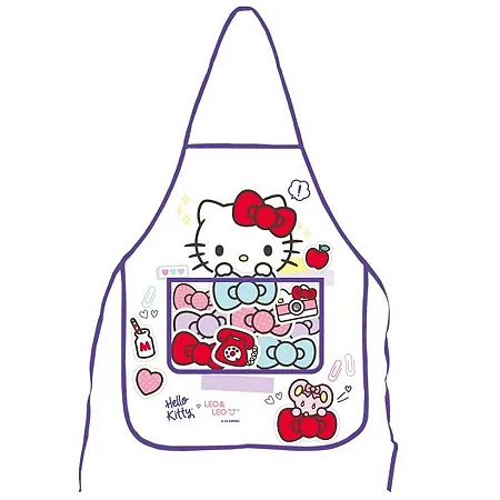 Avental Escolar Hello Kitty - LEO&LEO