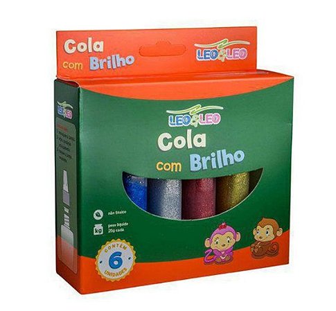 Cola Com Brilho 6 Cores | Leo & Leo