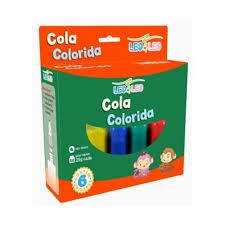 Cola Colorida 6 cores | Leo & Leo