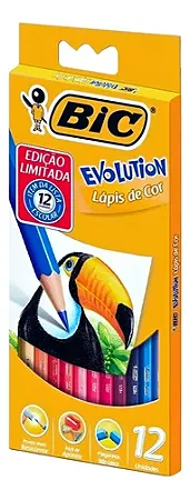 Lápis de Cor Evolution 12 Cores | Bic