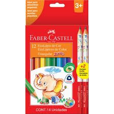 Lápis de Cor Jumbo 12 Cores | Faber-Castell