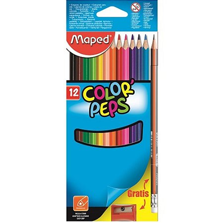 Lápis de Cor Color’Peps 12 Cores | Maped