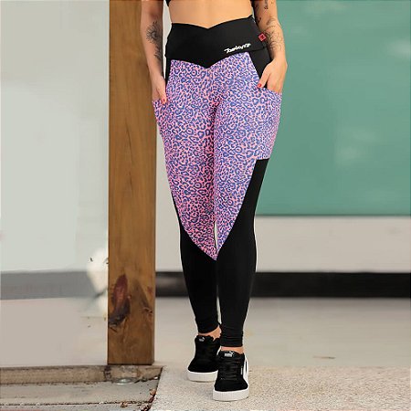 LEGGING ESTAMPADO COM RECORTE - Tomboyfit