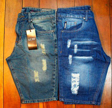 Bermuda jeans masculina 44 Clearance
