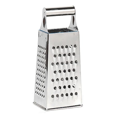 Ralador de Legumes Multifuncional Tradicional em Inox 4 Faces 20CM