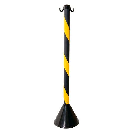 Pedestal Plástico Preto/Amarelo 90cm Vonder