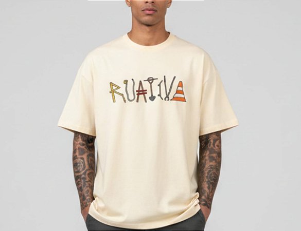 Camiseta Ruativa Ferramentas - Off-White