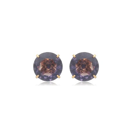 Brinco de base dourado banho em ouro 18k