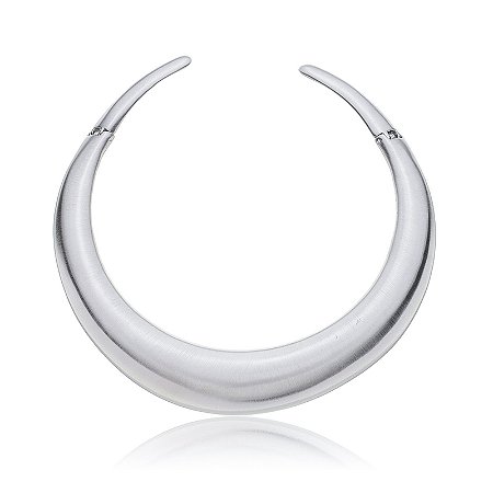 Aro liso banho em rodio branco