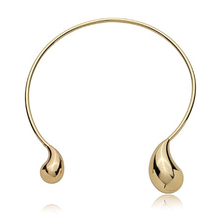 Aro dourado liso banho em ouro 18k