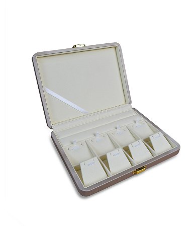Box de luxo em corino e suede tamanho M
