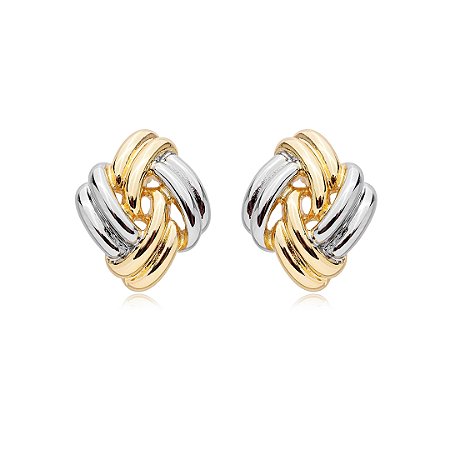 Brinco liso banho duplo