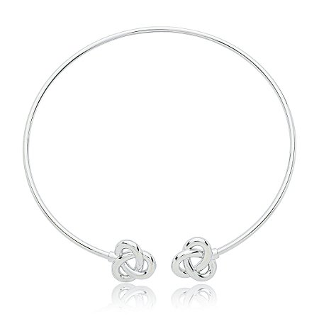 Aro liso banho em rodio branco