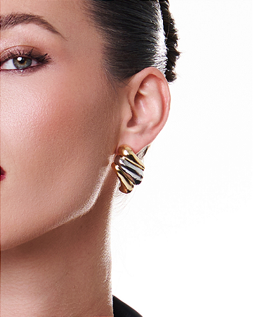 Brinco de base liso banho duplo