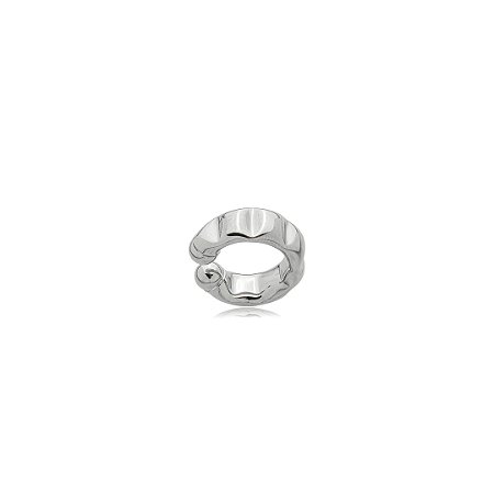 Piercing fake liso banho em ródio branco