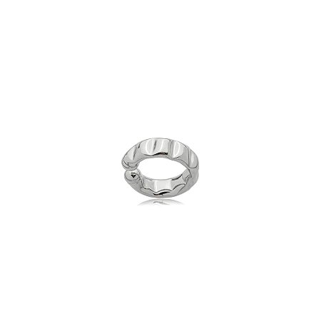 Piercing fake liso banho em ródio branco