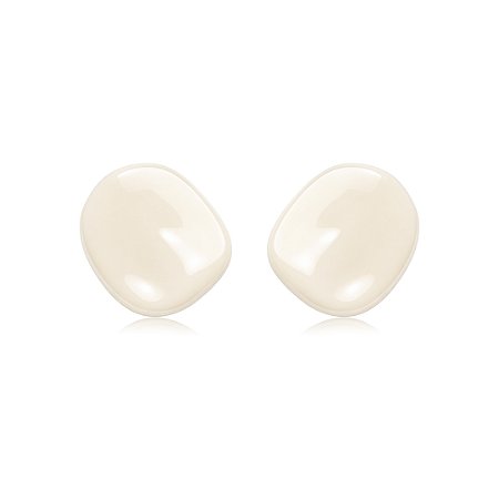 Brinco dourado esmaltado banho em ouro 18k